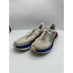 Hoka One One Mach 5 White Flame Running Training Shoes 1127893-WFM Size US 10d